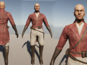 fictional historical soldiers 3D Model