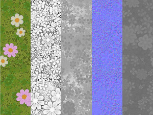 stylized clover field texture CG Textures