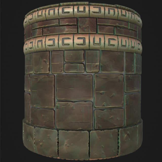 stylized old wall texture CG Textures .c4d .max .obj .3ds .fbx .stl .blend 