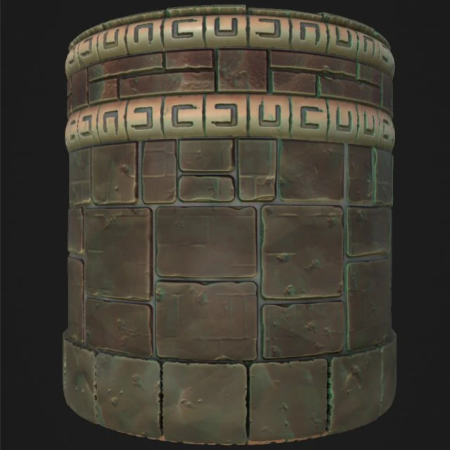 stylized old wall texture CG Textures .c4d .max .obj .3ds .fbx .stl .blend