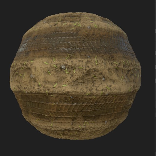 muddy tire tracks texture Tekstur CG .c4d .max .obj .3ds .fbx .stl .blend 