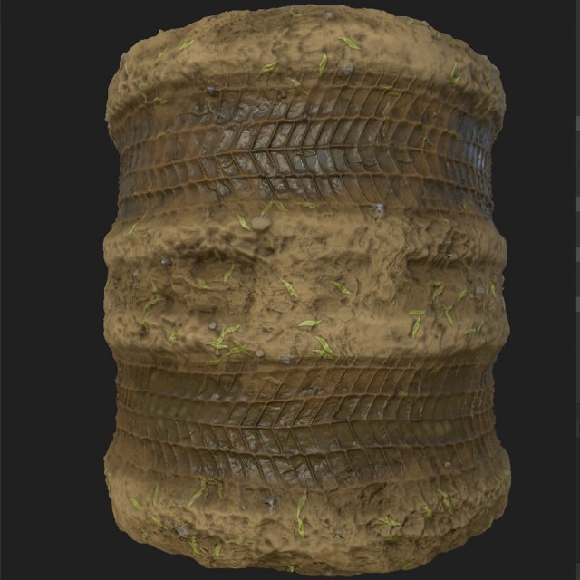 Muddy Tire Tracks Texture CG Текстуры In Земля 3DExport