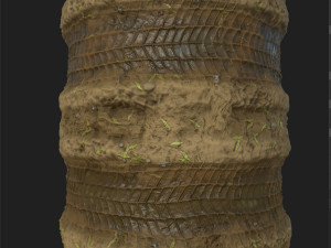 muddy tire tracks texture Tekstur CG