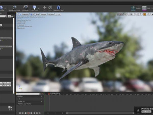 great white sharks - game ready 3D Model