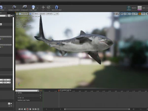 tiger shark - game ready 3D Model