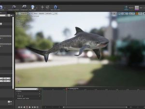 tiger shark - game ready 3D Model