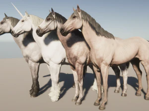馬 - 種牡馬 3Dモデル