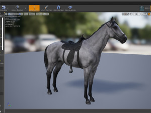 Horses - stallions 3D Модель