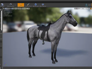 馬 - 種牡馬 3Dモデル