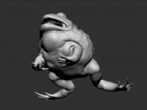 pixie frog - sculpt Modelo 3D