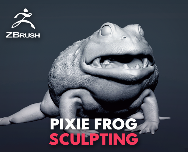 pixie frog - sculpt Modelo 3D .c4d .max .obj .3ds .fbx .stl .blend 