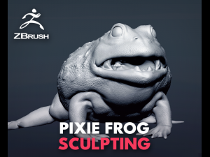 pixie frog - sculpt 3D Model