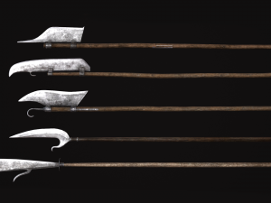 Medieval Weapon - Polearms II 3D Model