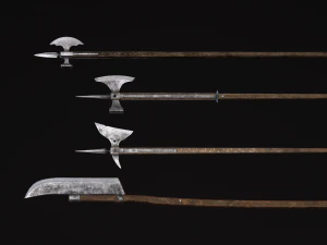Medieval Weapon - Polearms II 3D Model