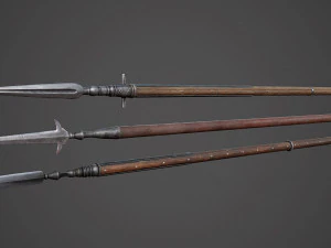 Medieval Weapon - Polearms I 3D Model