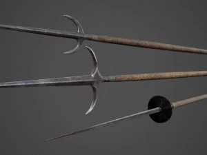 Medieval Weapon - Polearms I 3D Model