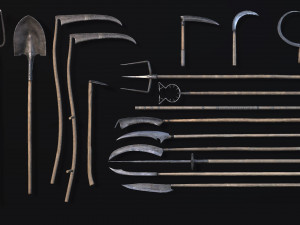 Medieval Weapon - VIllage Modello 3D
