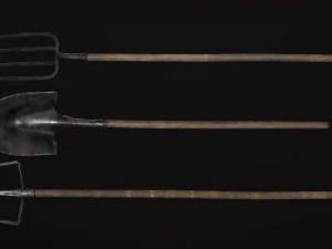 Medieval Weapon - VIllage 3D Model