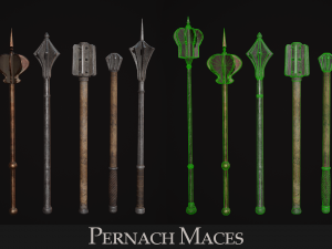 Medieval Weapon - Maces Modelo 3D