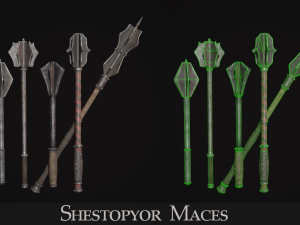 Medieval Weapon - Maces Modelo 3D