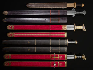 Medieval Weapon - Viking Swords 3D Model