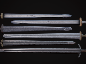 Medieval Weapon - Viking Swords Modelo 3D