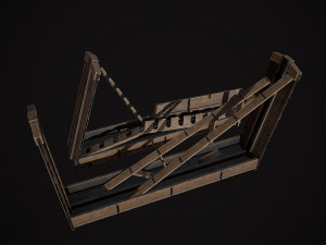 Medieval Weapon - Stands Modello 3D