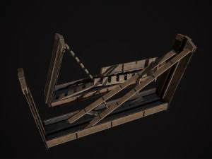 Medieval Weapon - Stands 3D Model