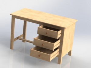 desk 3D Модель