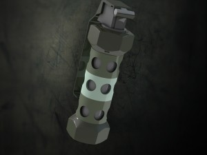 flashbang 3d model 3D Модель