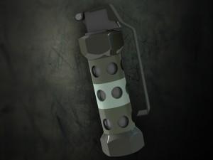 flashbang 3d model Modelo 3D