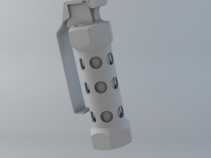 flashbang 3d model Modelo 3D
