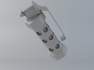 flashbang 3d model Modelo 3D