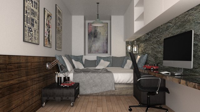 room Modelo 3D .c4d .max .obj .3ds .fbx .stl .blend