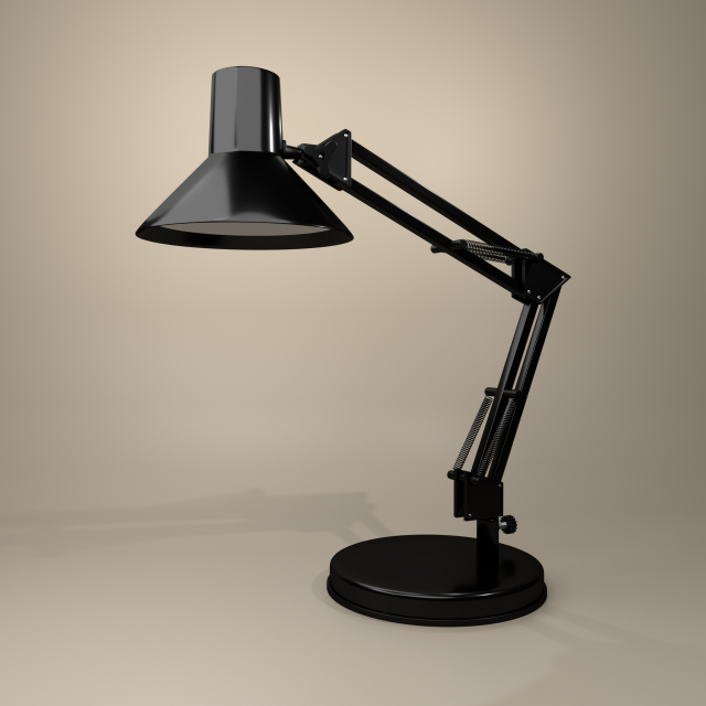 table lamp 3D 模型 .c4d .max .obj .3ds .fbx .stl .blend 