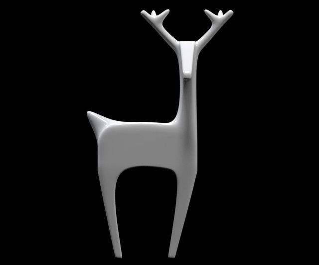 deer decor 3D मॉडल .c4d .max .obj .3ds .fbx .stl .blend 