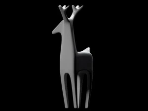 deer decor 3D Model