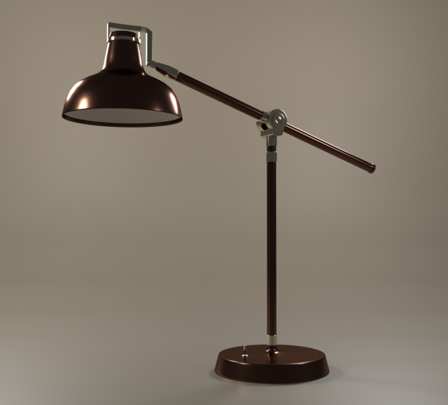 table lamp 3D 模型 .c4d .max .obj .3ds .fbx .stl .blend 