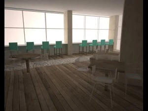 cafe 3D Model