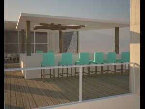 cafe 3Dモデル