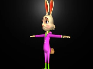 coniglio Modello 3D