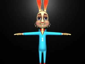 coniglio Modello 3D