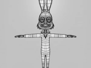 coniglio Modello 3D