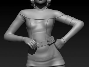 wilma and twikki from buck rogers 3Dプリントモデル