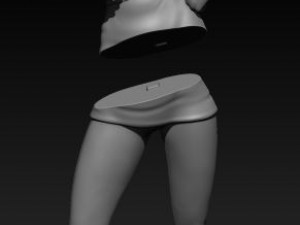 wilma and twikki from buck rogers 3Dプリントモデル