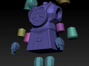 wilma and twikki from buck rogers 3Dプリントモデル