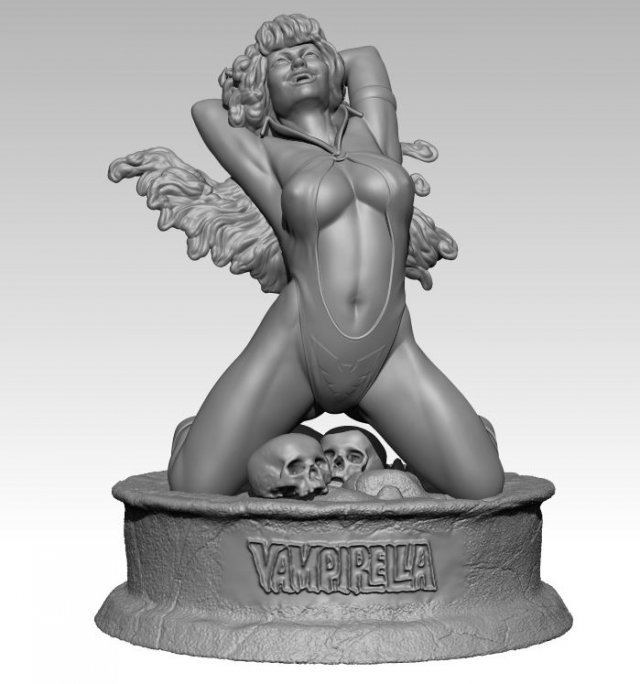vampirella princess of darkness Model Cetak 3D .c4d .max .obj .3ds .fbx .stl .blend 