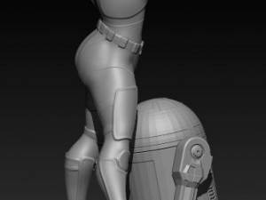 sexy stormtrooper Modello di stampa 3D