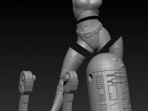 sexy stormtrooper Modello di stampa 3D