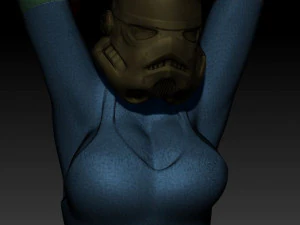 sexy stormtrooper 3D Print Model